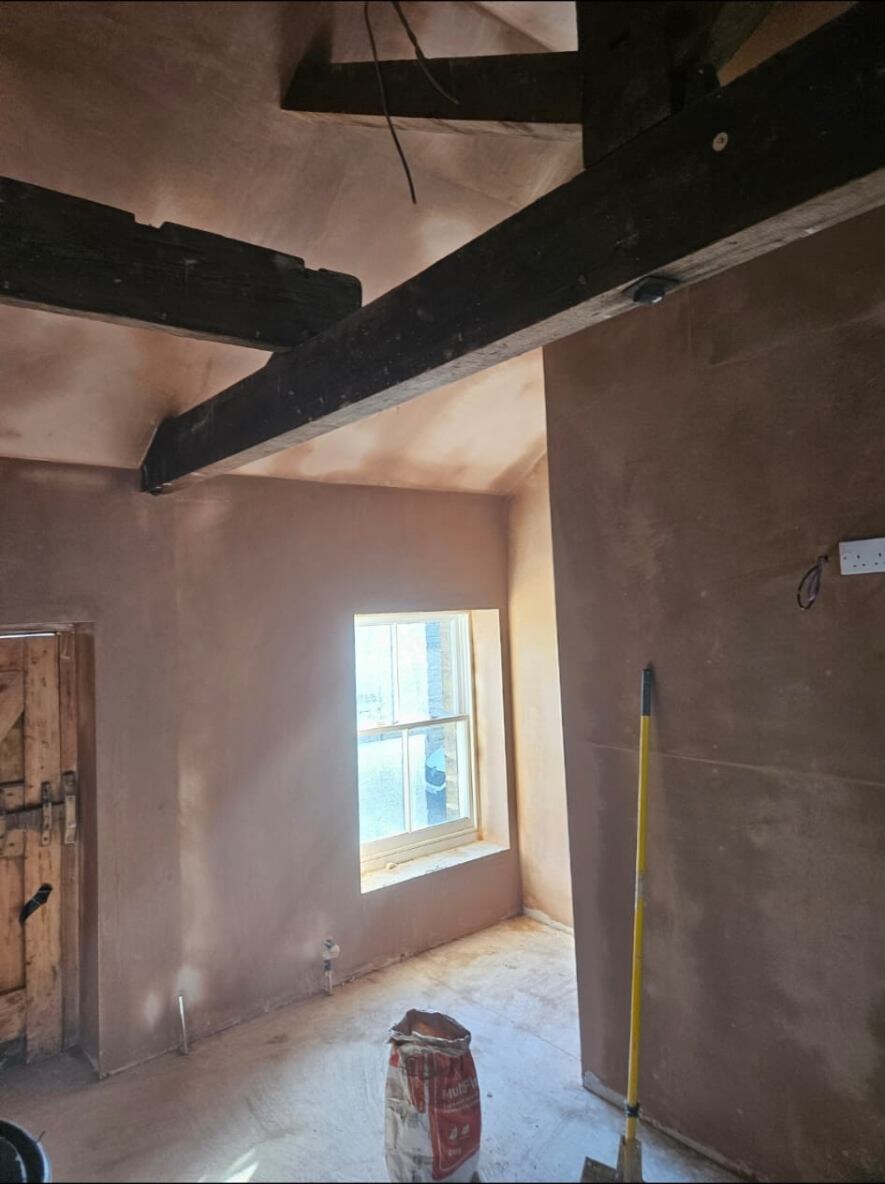 Freshly skimmed room by D Whitley Plastering