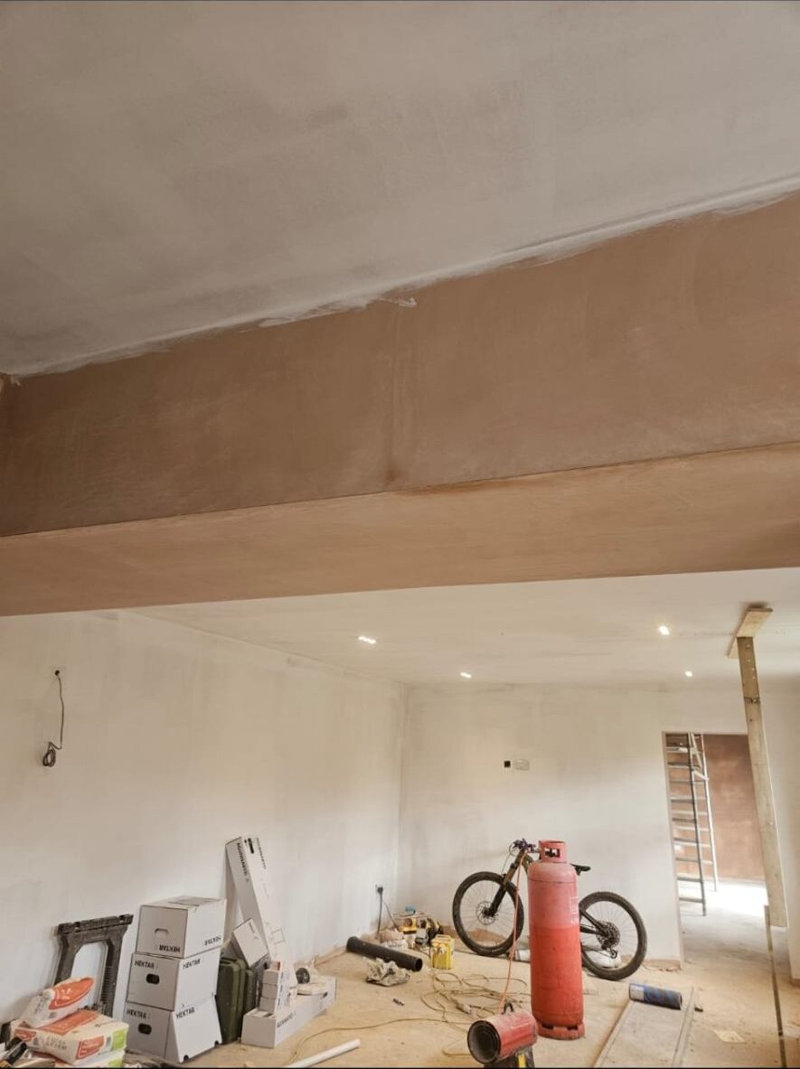 Ceiling plastering work by D Whitley Plastering