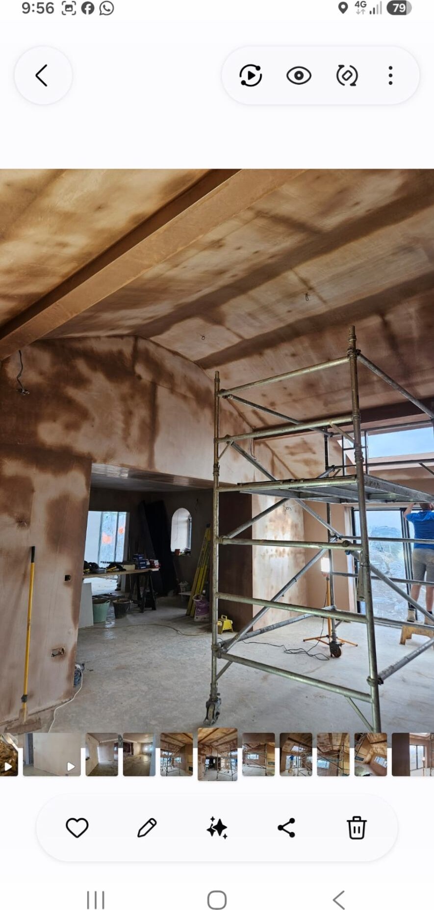 Open-plan extension plastering by D Whitley Plastering
